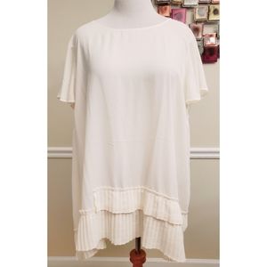 Lane Bryant Cream Top